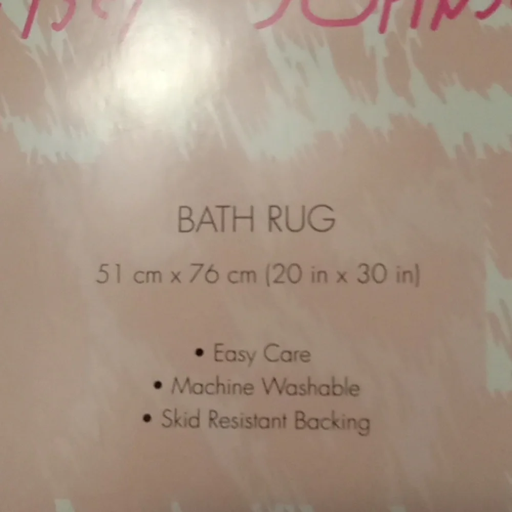 Betsey Johnson Snowman Bath Rug New